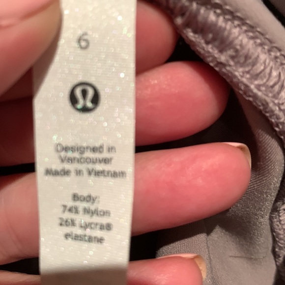 LULULEMON INSTILL HR TIGHT 25” LUXE SOFT FOUR-WAY STRETCH IN GRAY LAVENDER SZ 6 - Picture 16 of 16